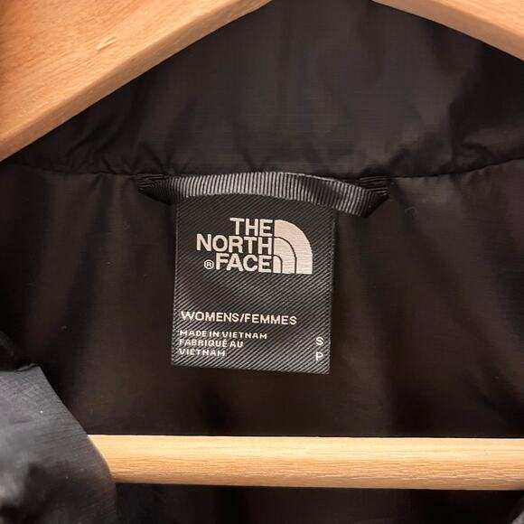 SOLD The North Face Minoqua Down Jacket Black Womens Small NF0A55XB 550 Fill 3/3 - Picture 10 of 13